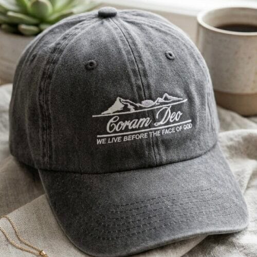 Gorra Coram Deo Acid Wash oscuro