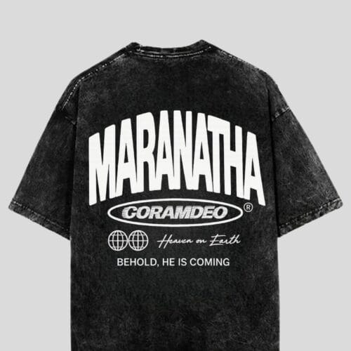 Pre Save Maranatha x Coram Deo Collection “MANGA CORTA ACID WASH” unisex