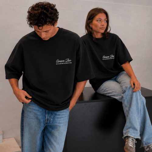 “Pre save” Polera overside minimalista Coram Deo